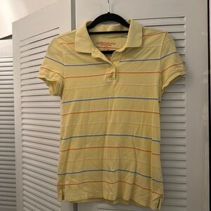 Vintage American Eagle Polo Butter Yellow